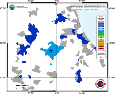 Mappa EMS - territori comuni
