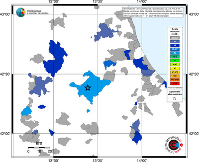 Mappa MCS - territori comuni