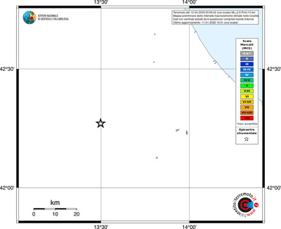 Mappa MCS - territori località
