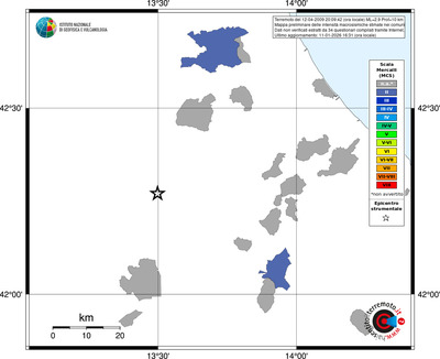 Mappa MCS - territori comuni