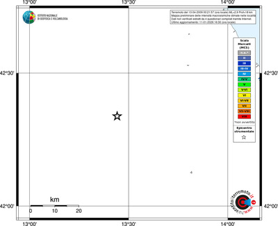 Mappa MCS - territori località
