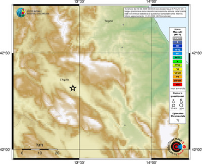 Mappa MCS - località