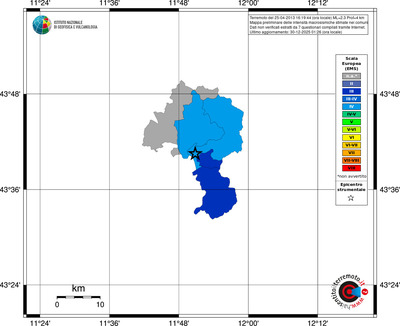 Mappa EMS - territori comuni