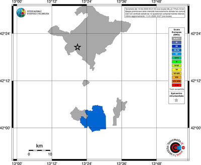 Mappa EMS - territori comuni