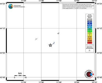 Mappa MCS - territori località