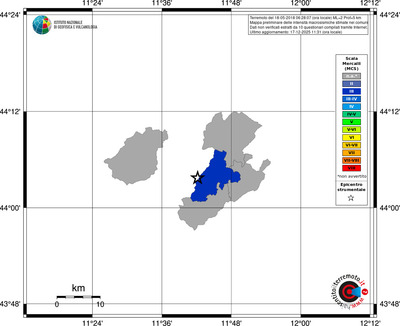 Mappa MCS - territori comuni