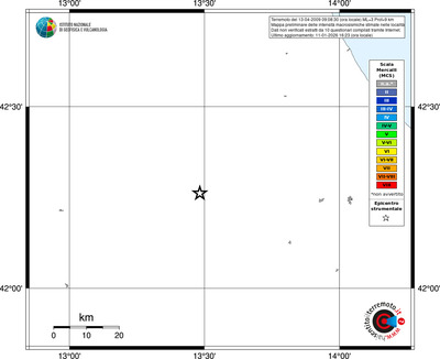 Mappa MCS - territori località