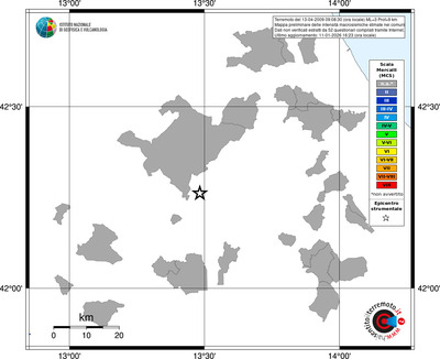 Mappa MCS - territori comuni