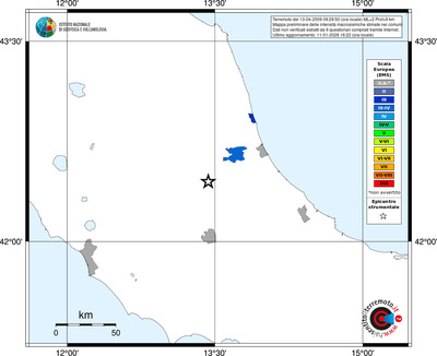 Mappa EMS - territori comuni