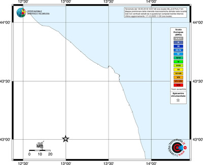 Mappa EMS - territori località