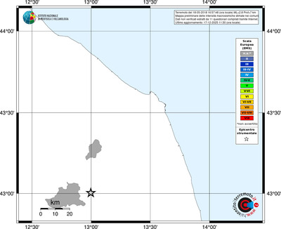 Mappa EMS - territori comuni