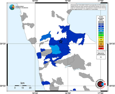 Mappa EMS - territori comuni