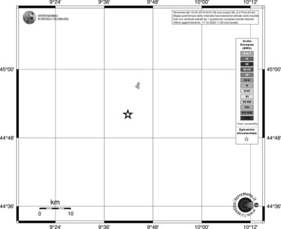 Mappa EMS - territori località