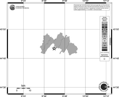 Mappa MCS - territori comuni