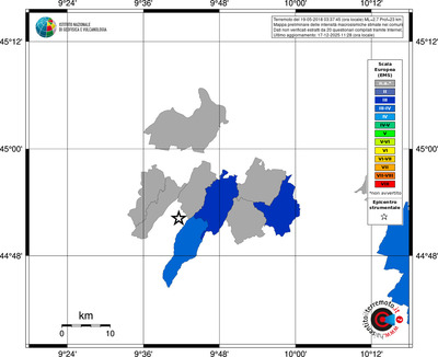 Mappa EMS - territori comuni