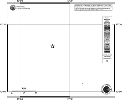 Mappa EMS - territori località