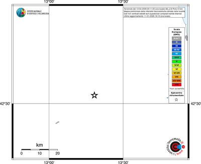 Mappa EMS - territori località