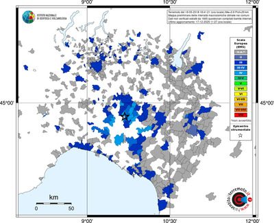 Mappa EMS - territori comuni