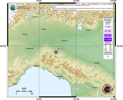 Mappa comuni con almeno 3 questionari