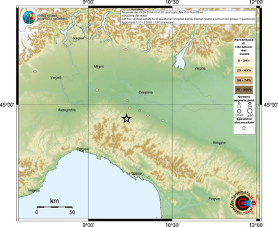Mappa comuni con almeno 3 questionari
