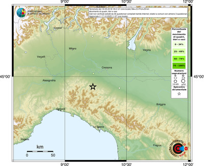 Mappa comuni con almeno 3 questionari