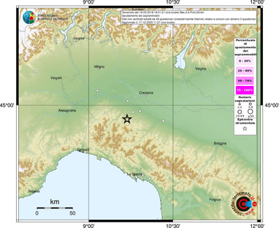 Mappa comuni con almeno 3 questionari