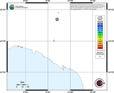 Mappa MCS - territori località