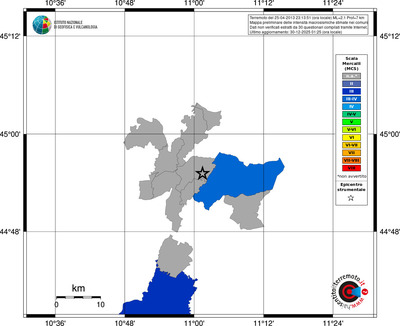 Mappa MCS - territori comuni
