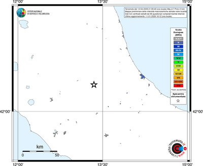 Mappa EMS - territori località