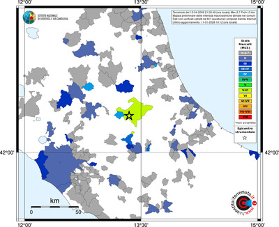 Mappa MCS - territori comuni