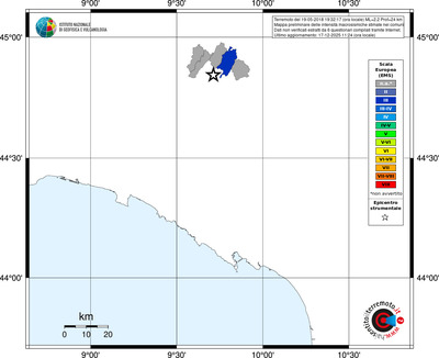 Mappa EMS - territori comuni