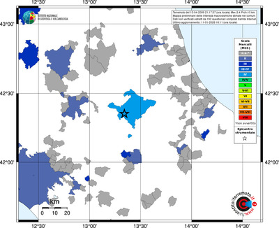 Mappa MCS - territori comuni