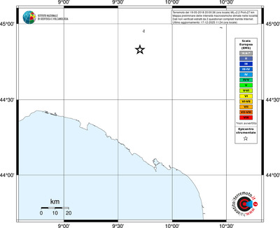 Mappa EMS - territori località