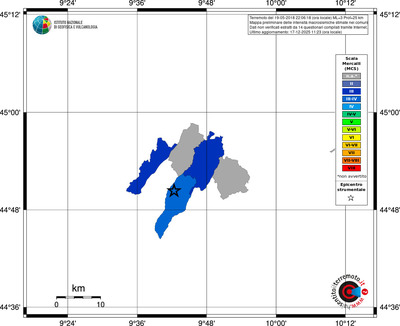 Mappa MCS - territori comuni