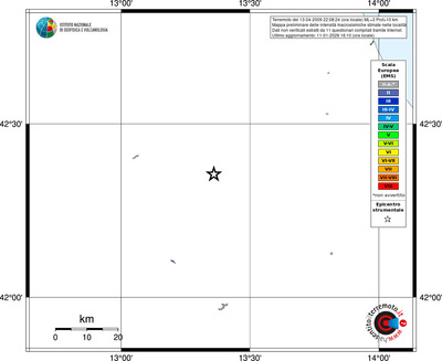 Mappa EMS - territori località