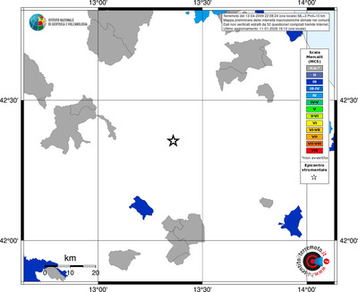 Mappa MCS - territori comuni