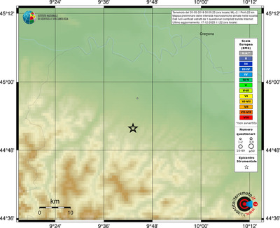 Mappa EMS - località