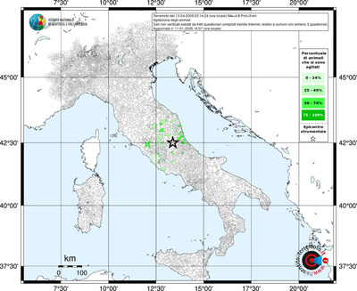 Mappa territorio comunale con almeno 3 questionari