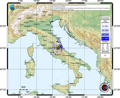 Mappa comuni con almeno 3 questionari