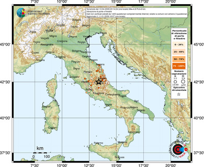 Mappa comuni con almeno 3 questionari