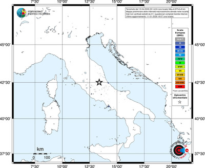Mappa EMS - territori località