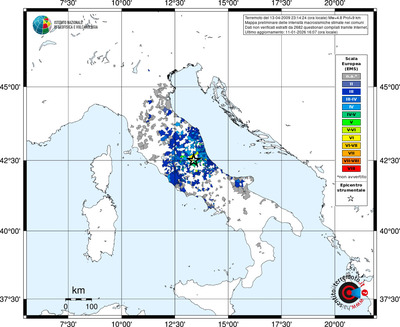 Mappa EMS - territori comuni