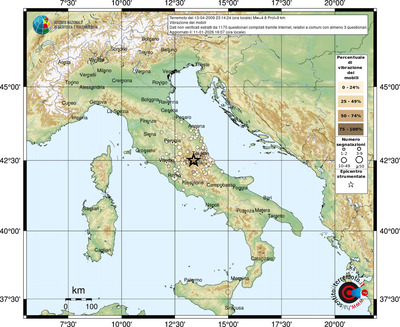 Mappa comuni con almeno 3 questionari
