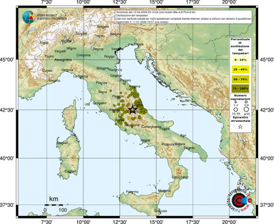 Mappa comuni con almeno 3 questionari