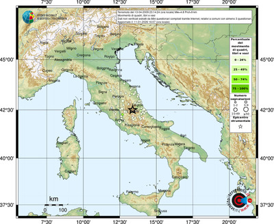 Mappa comuni con almeno 3 questionari