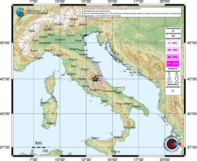 Mappa comuni con almeno 3 questionari