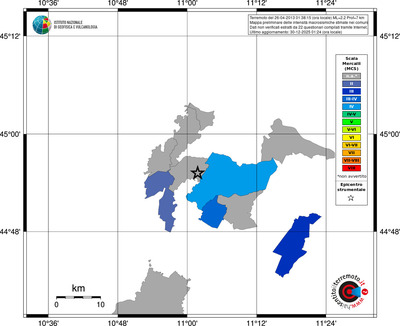 Mappa MCS - territori comuni
