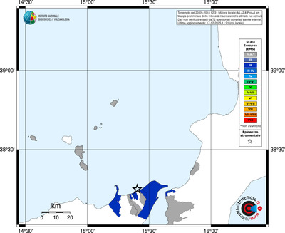Mappa EMS - territori comuni