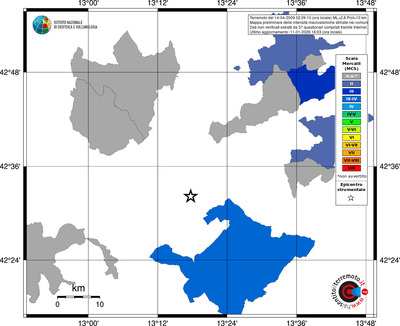 Mappa MCS - territori comuni