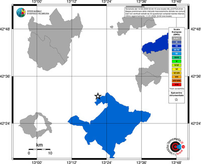 Mappa EMS - territori comuni